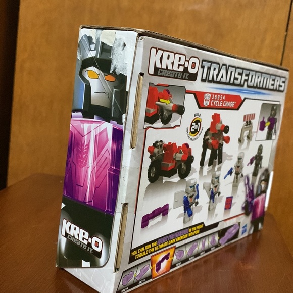 🆕 KRE-O- Create It- TRANSFORMERS 36954 Cycle Chase - Picture 11 of 11
